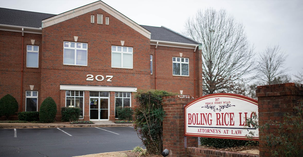 Building Of 207 Pirkle Ferry Road | Boling Rice LLC | Attorneys At Law